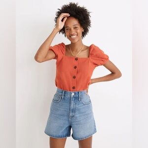 Madewell Puff Sleeve Top